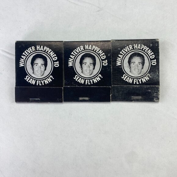 Whatever Happened To Sean Flynn? Matchbook Lot of 3 - Picture 1 of 5
